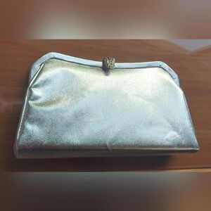 Vintage Silver Evening Clutch Purse